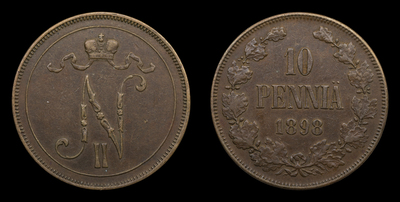 10 Пенни 1898 года