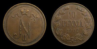 10 Пенни 1907 года