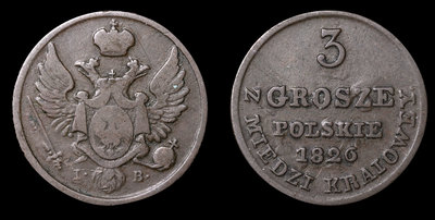 5 Грош 1826 года, IB