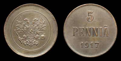 5 Пенни 1917 года
