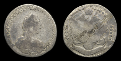 20 Копеек, СПБ. Портрет образца 1778-1781 годов