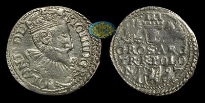 Набор из 4 монет (3 гроша) 1584-1591 годов