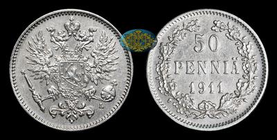 50 Пенни 1911 года, L