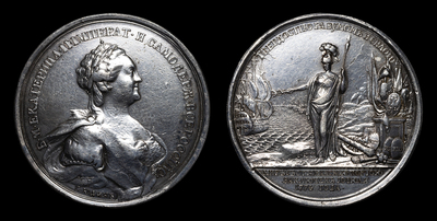 Медаль 1774 года, GCW. 