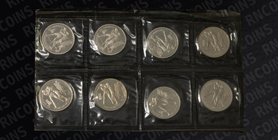 Набор из 8-ми монет 1992 года, XXV Олимпийские игры 1992 года, Барселона борьба