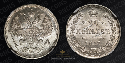 20 Копеек 1917 года, ВС