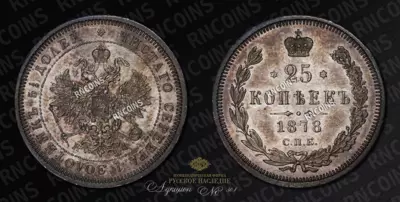 25 Копеек 1878 года, СПБ НФ