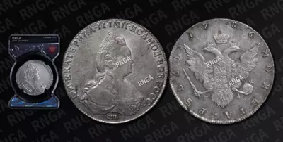 Рубль 1786 года, СПБ TI ЯА