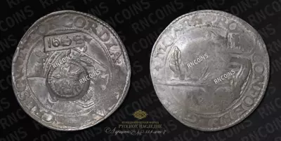 Ефимок 1655 года на Рейксдальдере 1651 года