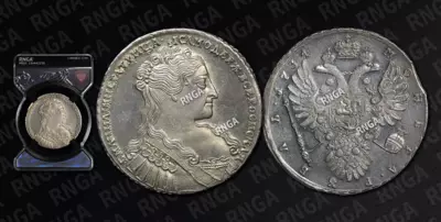 Рубль 1734 года
