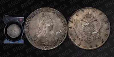 Рубль 1787 года, СПБ TI ЯА