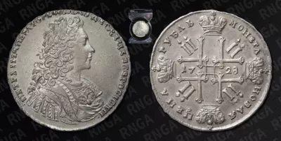 Рубль 1728 года