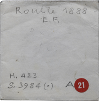 Рубль 1888 года, АГ
