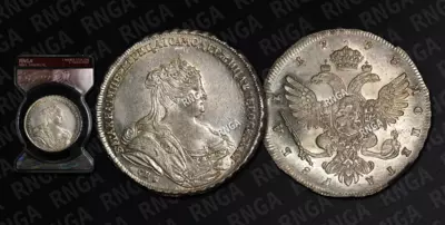 Рубль 1738 года, СПБ