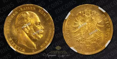 10 Марок 1872 года, А