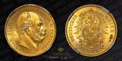 10 Марок 1872 года, А