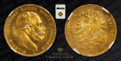10 Марок 1872 года, А