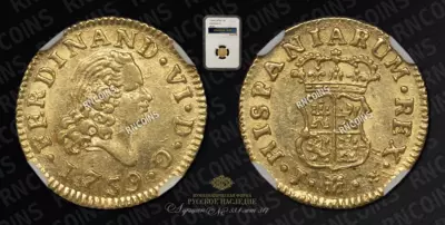 1/2 Эскудо 1759 года, J М