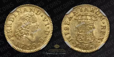 1/2 Эскудо 1759 года, J М