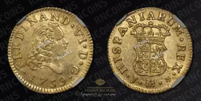 1/2 Эскудо 1759 года, J М