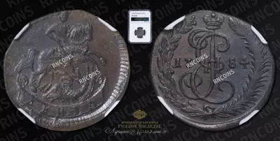 Денга 1784 года, КМ