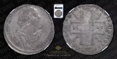 Рубль 1725 года, ОК
