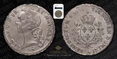 Экю 1758 года, А