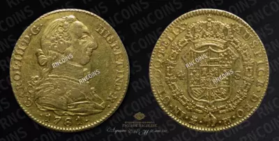 4 Эскудо 1781 года, S