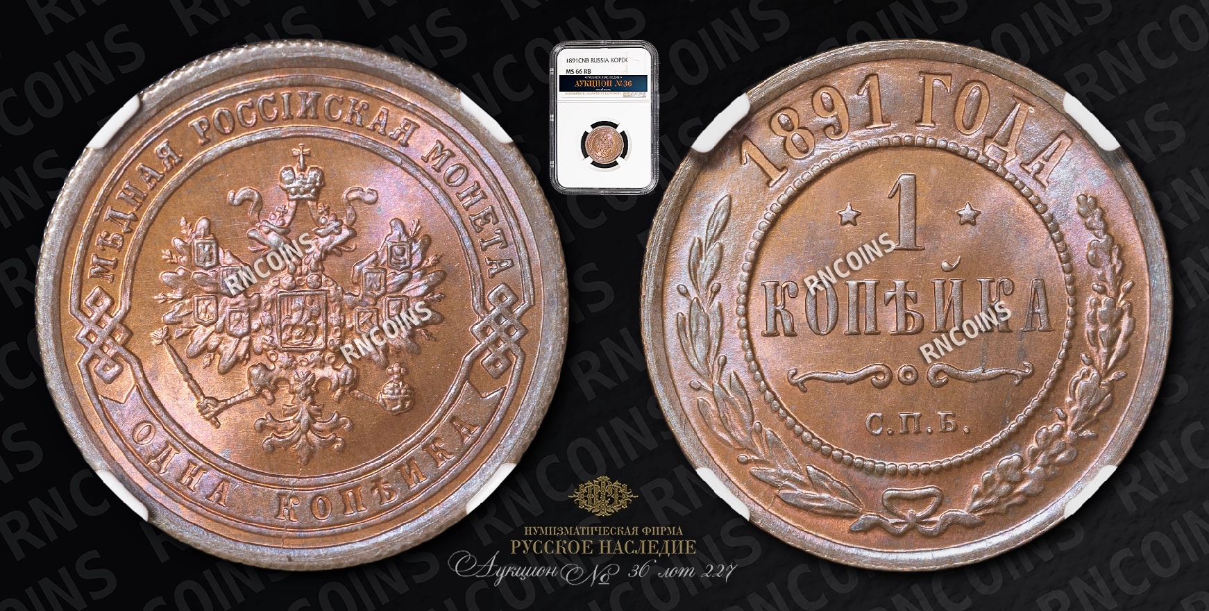 Копейка 1891 года, СПБ Копейка 1891 года, СПБ