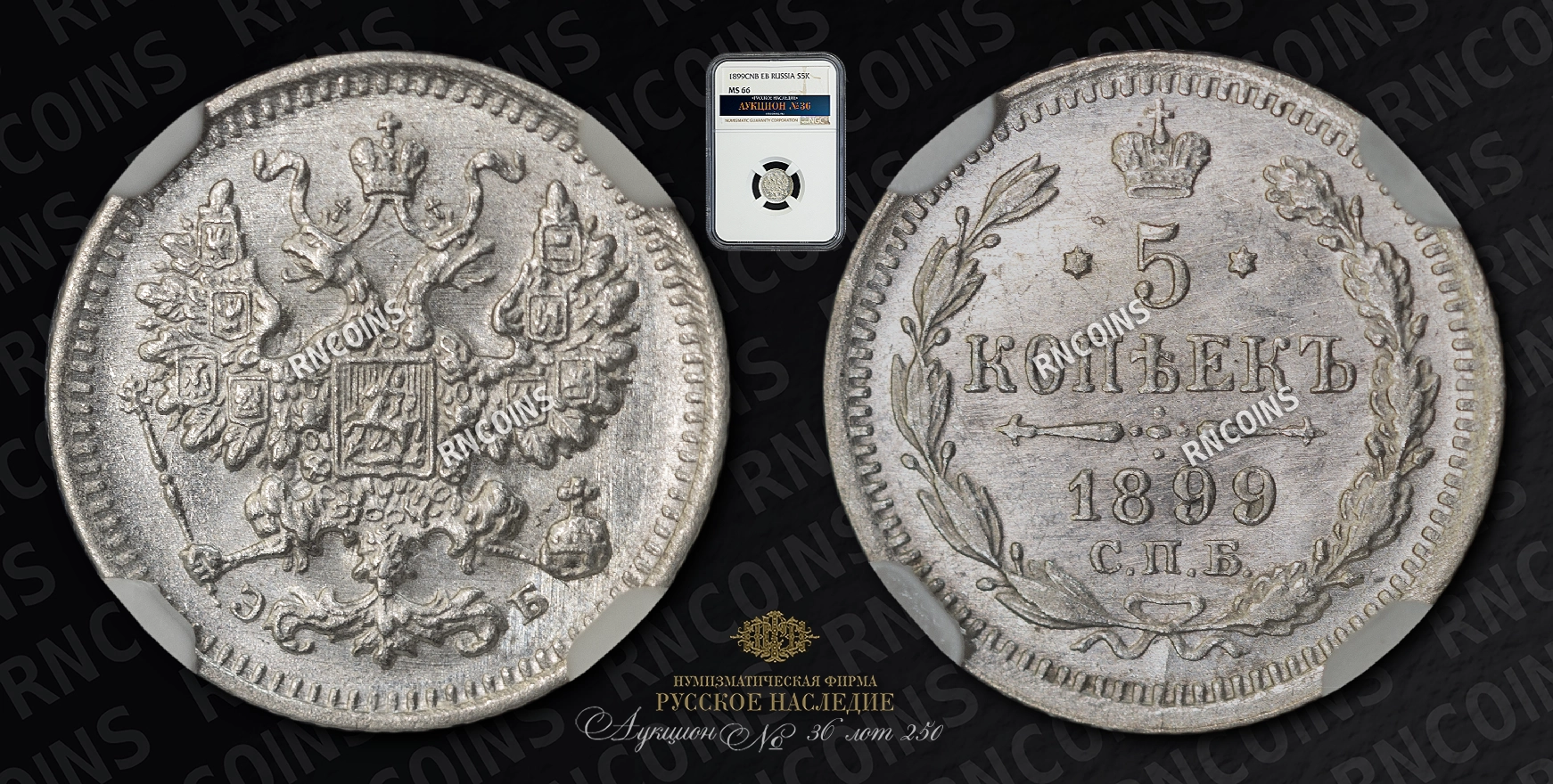 5 Копеек 1899 года, СПБ ЭБ 5 Копеек 1899 года, СПБ ЭБ