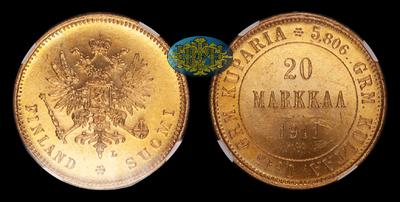 20 Марок 1911 года, L