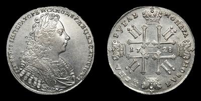 Рубль 1728 года