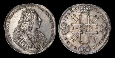 Рубль 1729 года