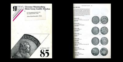 Gorny&Mosch. Giessener Munzhandlung Dieter Gorny, Munchen. Auсtion 85, 14 October 1997 in Munchen