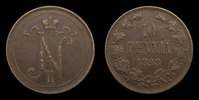 10 Пенни 1898 года