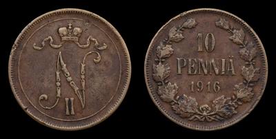 10 Пенни 1916 года