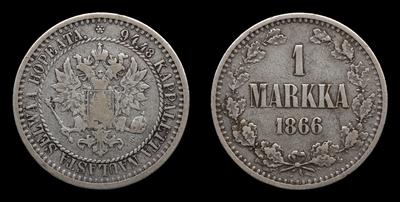 Марка 1866 года, S