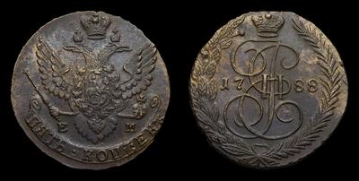 5 Копеек 1788 года, ЕМ