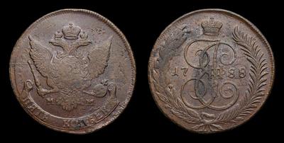 5 Копеек 1788 года, ММ