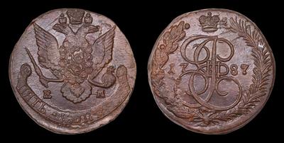 5 Копеек 1787 года, ЕМ