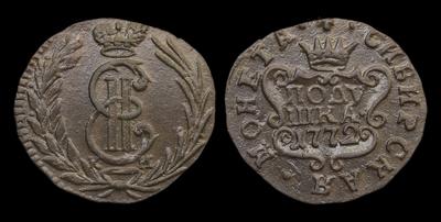 Полушка 1772 года, КМ 