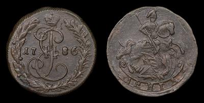 Денга 1786 года, КМ