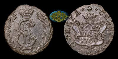 Полушка 1768 года, КМ 