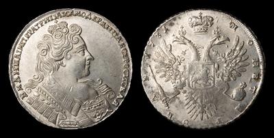 Рубль 1731 года