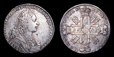 Рубль 1728 года