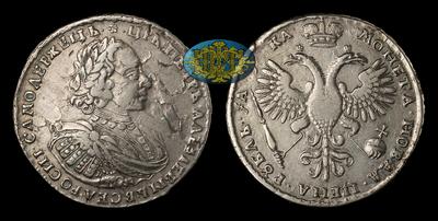 Рубль 1721 года, К