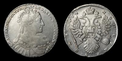 Рубль 1734 года