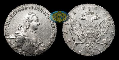 Рубль 1764 года, СПБ TI СА