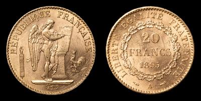 20 Франков 1893 года, A