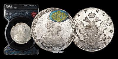 Рубль 1782 года, СПБ ИЗ
